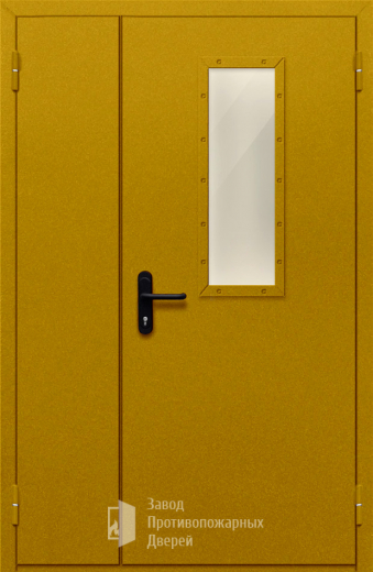 Фото двери «Полуторная со стеклом №25» в Электростали