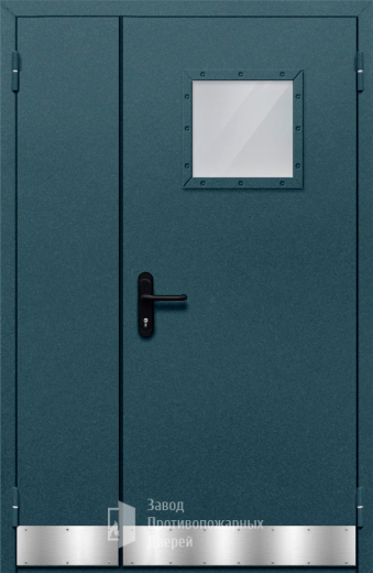 Фото двери «Полуторная с отбойником №32» в Электростали