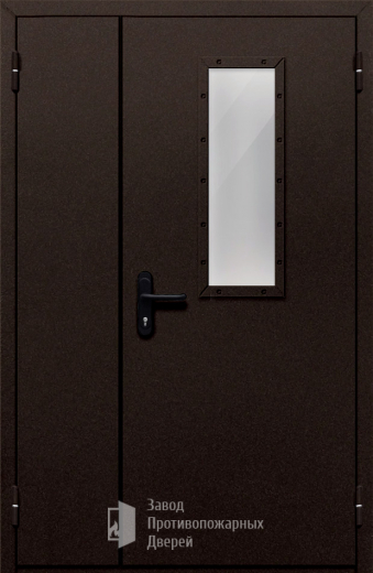 Фото двери «Полуторная со стеклом №210» в Электростали