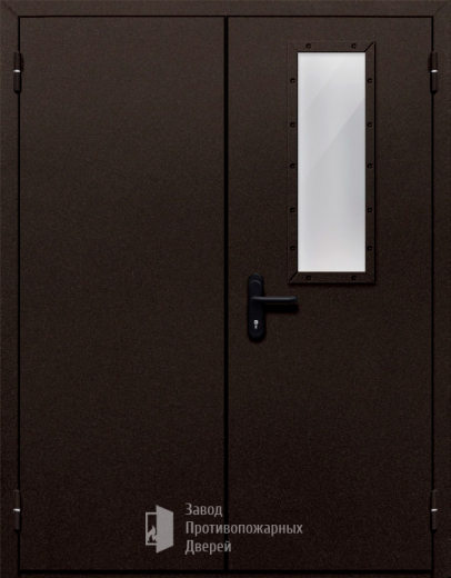 Фото двери «Двупольная со одним стеклом №410» в Электростали