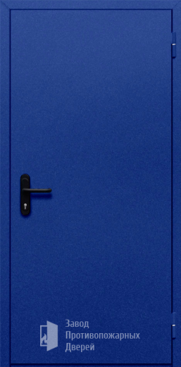 Фото двери «Однопольная глухая (синяя)» в Электростали