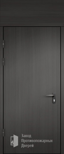 Фото двери «МДФ однопольная с фрамугой №27» в Электростали