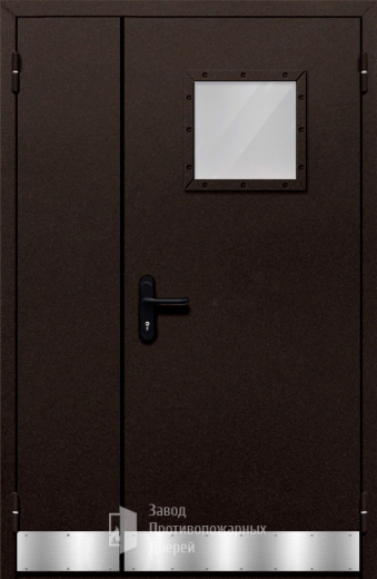Фото двери «Полуторная с отбойником №42» в Электростали