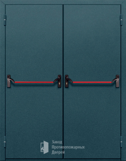 Фото двери «Двупольная глухая с антипаникой №17» в Электростали