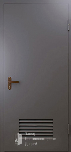 Фото двери «Техническая дверь №3 однопольная с вентиляционной решеткой» в Электростали