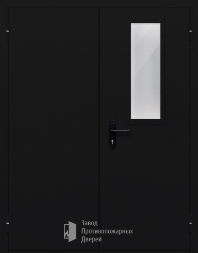 Фото двери «Двупольная со одним стеклом №44» в Электростали