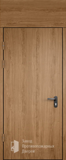 Фото двери «МДФ однопольная с фрамугой №28» в Электростали