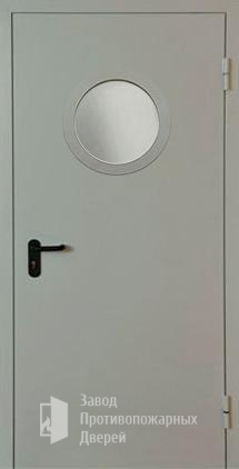 Фото двери «Однопольная с круглым стеклом EI-30» в Электростали