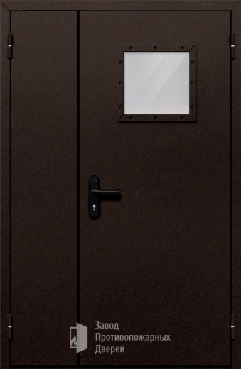 Фото двери «Полуторная со стеклом №810» в Электростали