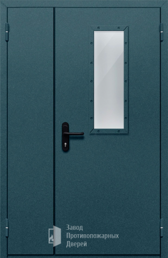 Фото двери «Полуторная со стеклом №27» в Электростали