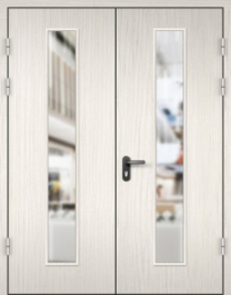 Фото двери «МДФ двупольная со стеклом №22» в Электростали