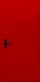 Фото двери «Однопольная глухая (красная)» в Электростали