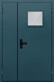 Фото двери «Полуторная со стеклом №87» в Электростали