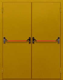 Фото двери «Двупольная глухая с антипаникой №15» в Электростали