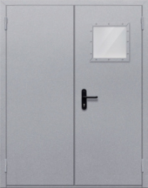 Фото двери «Двупольная со стеклопакетом» в Электростали