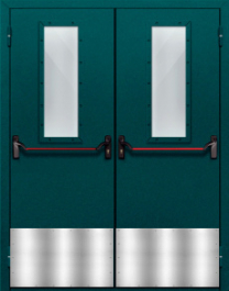 Фото двери «Двупольная с отбойником №31» в Электростали