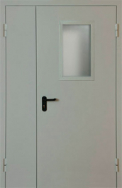 Фото двери «Полуторная со стеклом EI-30» в Электростали