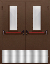 Фото двери «Двупольная с отбойником №37» в Электростали
