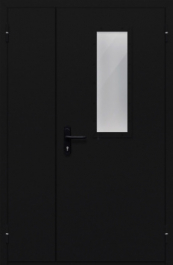 Фото двери «Полуторная со стеклом №24» в Электростали
