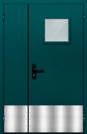Фото двери «Полуторная с отбойником №29» в Электростали