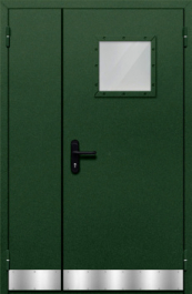 Фото двери «Полуторная с отбойником №38» в Электростали