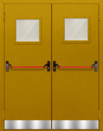 Фото двери «Двупольная с отбойником №28» в Электростали