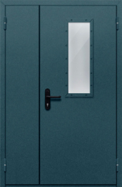 Фото двери «Полуторная со стеклом №27» в Электростали