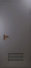 Фото двери «Техническая дверь №3 однопольная с вентиляционной решеткой» в Электростали