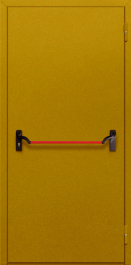Фото двери «Однопольная глухая с антипаникой №45» в Электростали