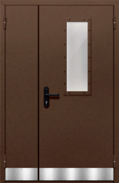 Фото двери «Полуторная с отбойником №37» в Электростали